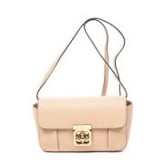 Chloé Pre-owned Pre-owned Laeder axelremsvskor Beige, Dam