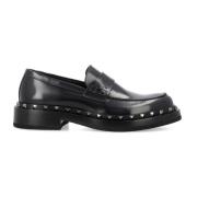 Valentino Garavani Rockstud M-Way Loafers Black, Herr