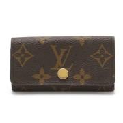 Louis Vuitton Vintage Pre-owned Canvas nyckelhllare Brown, Herr