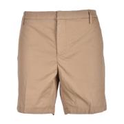 Dondup Bomull Bermuda Shorts Brown, Herr