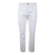 Department Five Bomull Elastan Byxor White, Herr