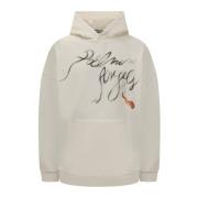 Palm Angels Foggy PA Hoody Beige, Herr