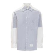 Thom Browne Oversized LS Skjorta White, Herr