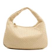 Bottega Veneta Vintage Pre-owned Laeder handvskor Beige, Dam