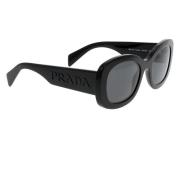 Prada Stiliga solglasögon med unik design Black, Unisex