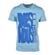 Diesel Bomull T-shirt Blue, Herr