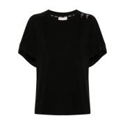 Liu Jo Svarta T-shirts och Polos Black, Dam