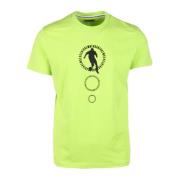 Bikkembergs Bomull Elastan T-shirt Green, Herr