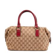 Gucci Vintage Pre-owned Canvas handvskor Red, Dam