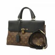 Louis Vuitton Vintage Pre-owned Tyg handvskor Black, Dam