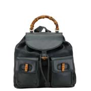 Gucci Vintage Pre-owned Laeder axelremsvskor Black, Dam