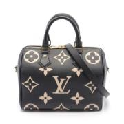 Louis Vuitton Vintage Pre-owned Tyg louis-vuitton-vskor Black, Dam