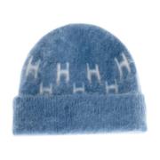 Hést Blå Asta Beanie Tillbehör Mössa Blue, Dam