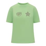 Chiara Ferragni Collection T-Shirts Green, Dam