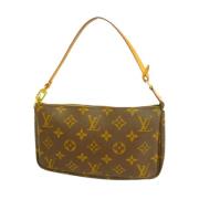 Louis Vuitton Vintage Pre-owned Tyg louis-vuitton-vskor Brown, Dam