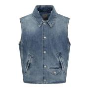 Givenchy Stiliga Vest Jackor Blue, Herr