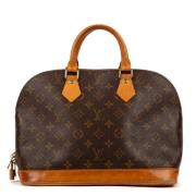 Louis Vuitton Vintage Pre-owned Canvas handvskor Brown, Dam