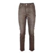 Golden Goose Slim-fit Jeans Brown, Dam