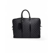 Louis Vuitton Vintage Pre-owned Tyg handvskor Black, Dam