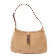 Gucci Vintage Pre-owned Laeder gucci-vskor Beige, Dam