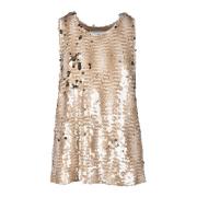 Erika Cavallini Top Beige, Dam