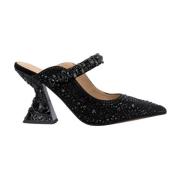 Alma EN Pena Pumps med strass Black, Dam