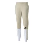 Puma Essential + Block Sweatpant tr Långa byxor Beige, Herr