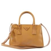 Prada Vintage Pre-owned Tyg prada-vskor Brown, Dam