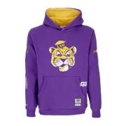 Mitchell & Ness LSU Tigers Basketlag Hoodie Purple, Herr