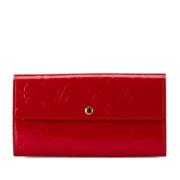 Louis Vuitton Vintage Pre-owned Laeder plnbcker Red, Dam