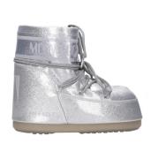 Moon Boot Silver Lunar Boots Gray, Dam