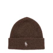 Sporty & Rich Ull Beanie Mössa Brown, Dam