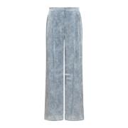 Michael Kors Wide Trousers Blue, Dam