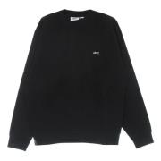 Obey Svart Crew Neck Sweatshirt Special Fleece Black, Herr