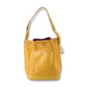 Louis Vuitton Vintage Pre-owned Laeder axelremsvskor Yellow, Dam