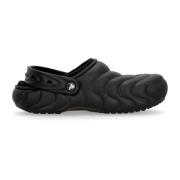 Crocs Klassisk fodrad Overpuff träsko Black, Herr