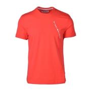 Bikkembergs Stilfull Bomull T-shirt Kollektion Red, Herr