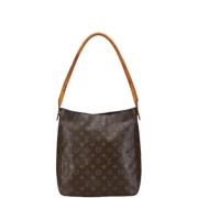 Louis Vuitton Vintage Pre-owned Laeder axelremsvskor Brown, Dam