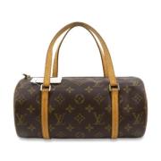 Louis Vuitton Vintage Pre-owned Canvas axelremsvskor Brown, Dam