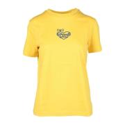 Diesel Gul T-shirt för kvinnor Yellow, Dam