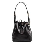 Louis Vuitton Vintage Pre-owned Laeder axelremsvskor Black, Dam