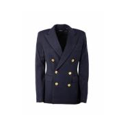 Polo Ralph Lauren Klassisk Blazer för Tidlös Stil Blue, Dam