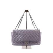 Chanel Vintage Pre-owned Laeder axelremsvskor Gray, Dam