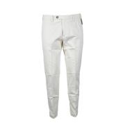 Michael Coal Lyocell Blandning Casual Byxor White, Herr