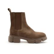 Copenhagen Studios Brun Chelsea Ankelboots Nubuckläder Brown, Dam