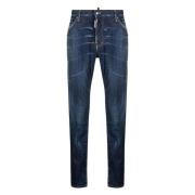 Dsquared2 Klassiska Denim Jeans för vardagsbruk Blue, Herr