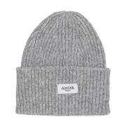 Amish Grå Elastisk Beanie Mössa Gray, Unisex