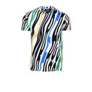 Bikkembergs Bomull Elastan T-shirt Multicolor, Herr