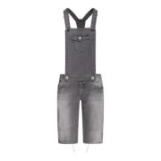 Sportmax Denim Grå Overalls Gray, Dam