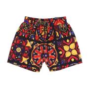 Dolly Noire Röda Mosaik Swimshorts Multicolor, Herr